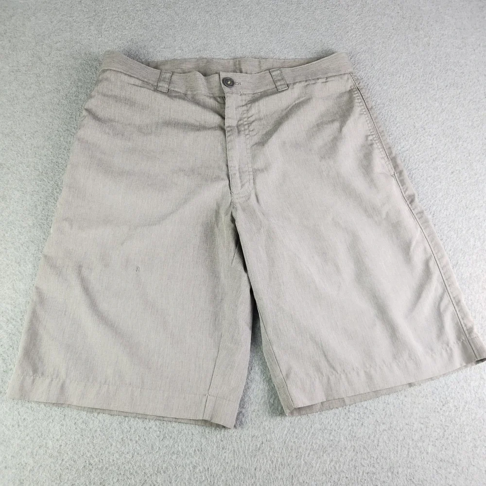 Callaway Shorts Mens 32W Gray Heathered Performance‎ Stretch Comfort Flat Front